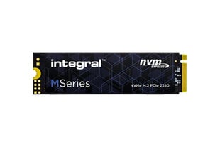 Integral 512GB m Series M.2 2280 PCIe NVMe SSD PCI Express 3.1 TLC hind ja info | Sisemised kõvakettad (HDD, SSD, Hybrid) | kaup24.ee