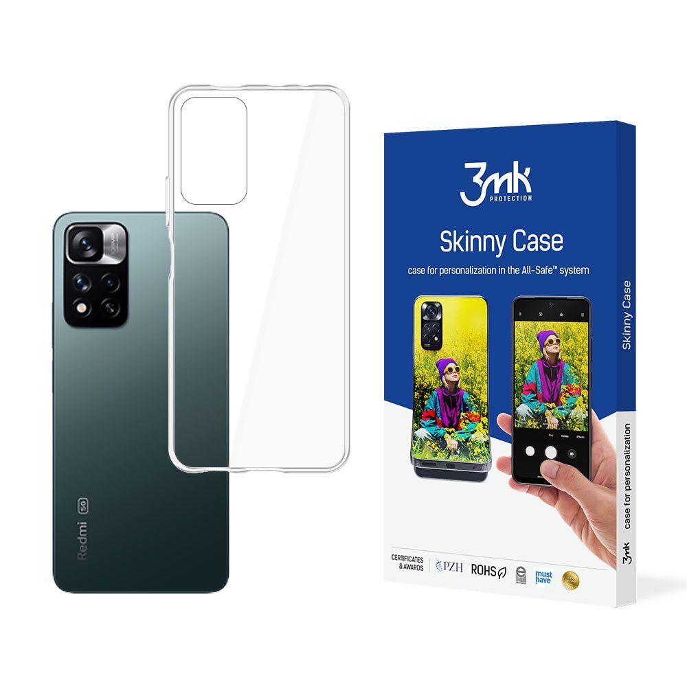 Xiaomi Redmi Note 11 Pro+ 5G - 3mk Skinny Case hind ja info | Telefoni kaaned, ümbrised | kaup24.ee