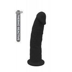 Черный реалистичный фаллоимитатор dildo 7.5inch black - 19 см. цена и информация | Вибраторы | kaup24.ee