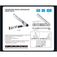 Kampaania digitaalse ekraaniga Insize IP 54 (460 mm) цена и информация | Механические инструменты | kaup24.ee