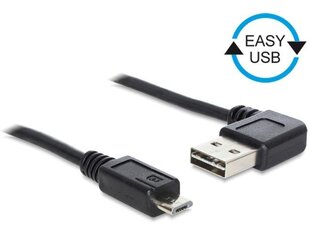Delock 85163 USB A-B 0.5 m, must hind ja info | Delock Mobiiltelefonid, foto-, videokaamerad | kaup24.ee