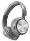Swissten Trix Bluetooth 4.2 Headphones with FM / AUX / MicroSD / Grey цена и информация | Kõrvaklapid | kaup24.ee