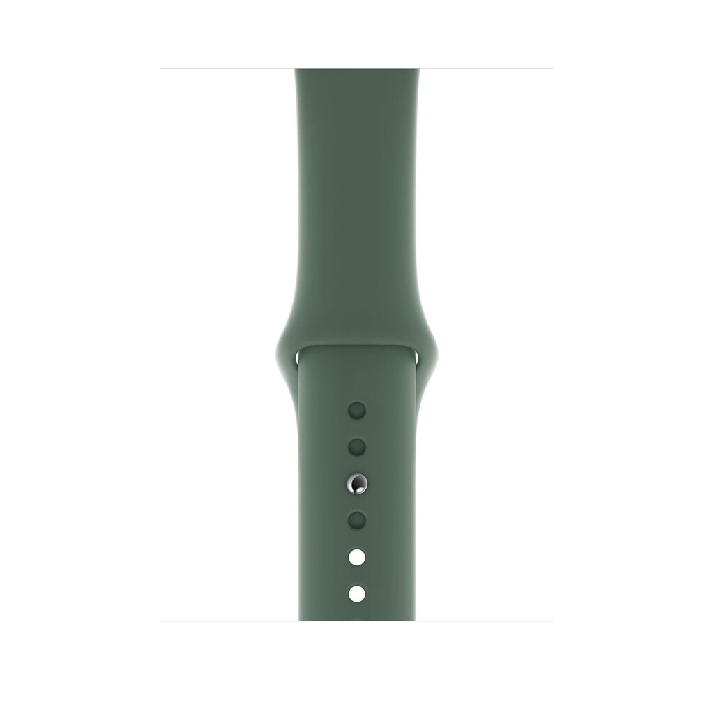 Kellarihm silikoonist – Pine Green 42/44/45 mm M/L цена и информация | Nutikellade ja nutivõrude tarvikud | kaup24.ee