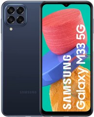 Samsung Galaxy M33 5G 6/128GB Dual Sim Blue цена и информация | Мобильные телефоны | kaup24.ee