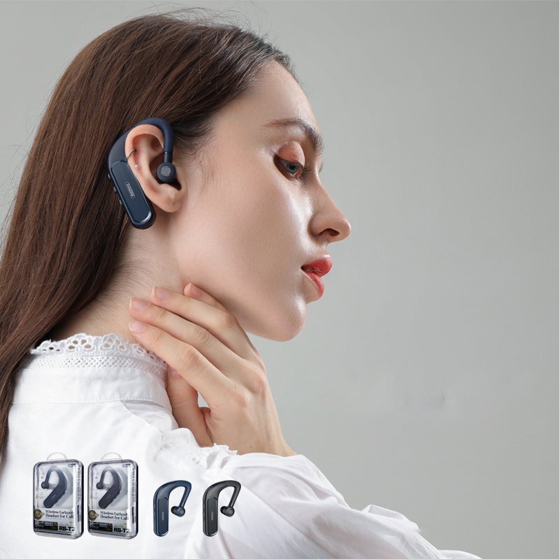 Käed-vaba seade Remax RB-T2 Bluetooth 5.0 Headset Wireless In-ear Headphone black цена и информация | Käed-vabad seadmed | kaup24.ee