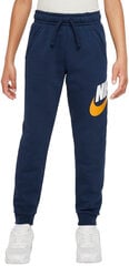 Спортивные штаны Nike B Nsw Club + Hbr Pant CJ7863 414/XS, синие цена и информация | Штаны для мальчика Nini | kaup24.ee