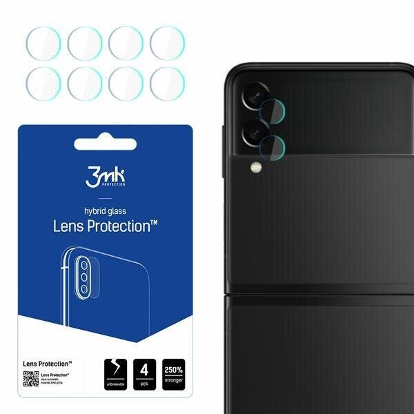 3MK Lens Protect Sam Z Flip 3 5G kaamerale, 4 tk. hind ja info | Ekraani kaitsekiled | kaup24.ee