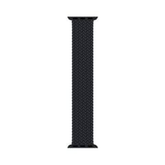 Силиконовый ремешок плетёный Монобраслет — Черный 38/40/41мм, X Small (XS) цена и информация | Аксессуары для смарт-часов и браслетов | kaup24.ee