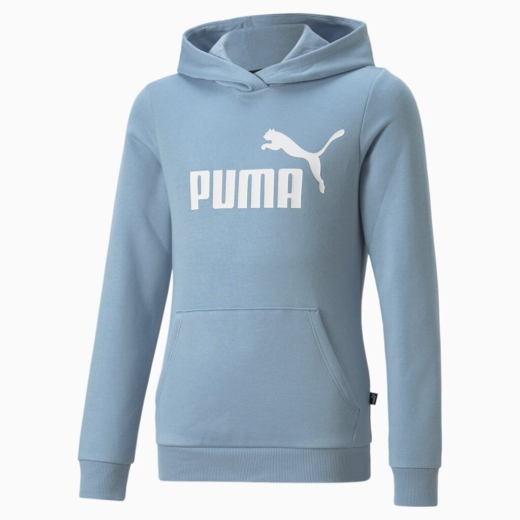 Puma laste dressipluus Essentials Logo Youth 587031*79, helesinine 4064537638880 hind ja info | Tüdrukute kampsunid, vestid ja jakid | kaup24.ee