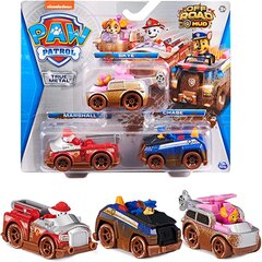 Подарочный набор Paw Patrol True Metal Off Road Mud - Skye + Marshall + Chase цена и информация | Игрушки для девочек | kaup24.ee