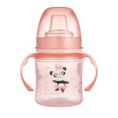 Käepidemetega joogi Canpol Babies EasyStart 35/207, 120 ml, roosa цена и информация | Бутылочки и аксессуары | kaup24.ee