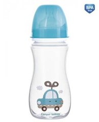 Антиколиковая бутылочка с широким горлышком Canpol Babies EasyStart 35/221, 240 мл, синий цена и информация | Бутылочки и аксессуары | kaup24.ee