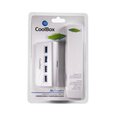 USB-разветвитель CoolBox COO-HU4ALU3 Алюминий (4 порта)