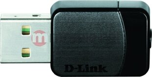 D-LINK USB DWA-171 2.4 GHz a 5GHz цена и информация | Адаптеры и USB-hub | kaup24.ee