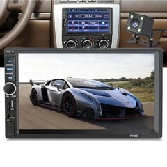 Tahavaatekaameraga autoarvuti, LCD 7 tolli ekraan, raadio, Bluetooth цена и информация | FM модуляторы, FM трансмиттер | kaup24.ee