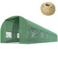 Aiatunnel - kasvuhoone, 3x6m (18m2), roheline цена и информация | Kasvuhooned | kaup24.ee