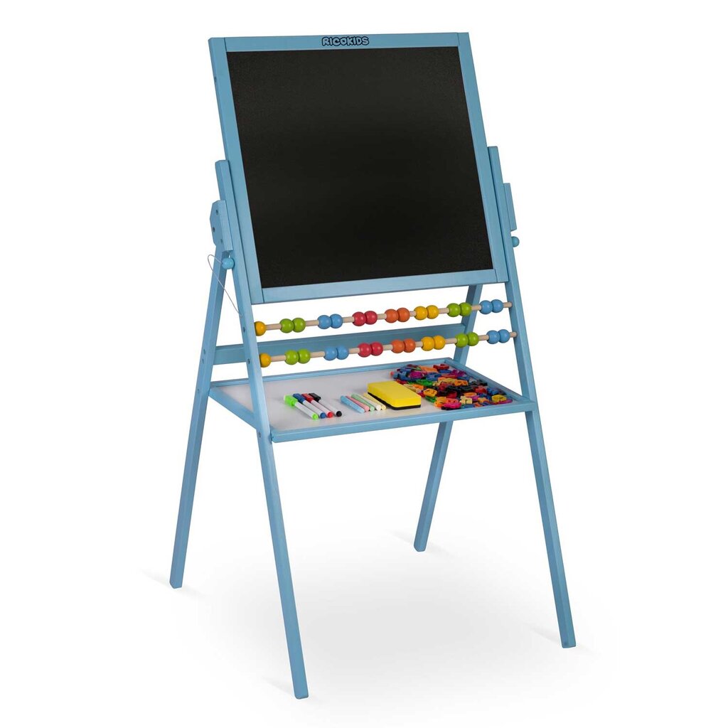 Kahepoolne magnet - joonestuslaud 101 x 55 x 55 cm sinine цена и информация | Arendavad mänguasjad | kaup24.ee
