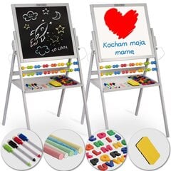 Kahepoolne magnet - joonestuslaud hall 101 x 55 x 55 cm цена и информация | Развивающие игрушки и игры | kaup24.ee