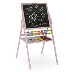 Kahepoolne magnetjoonistuslaud, roosa 101 x 55 x 55 cm цена и информация | Развивающие игрушки | kaup24.ee