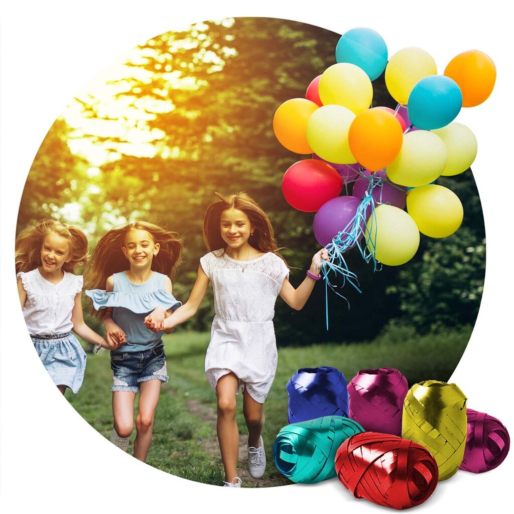 Heelium gaasiballoon, 0,42m3, + balloonid 50tk, ja lint 60m., 0,42m3 hind ja info | Õhupallid | kaup24.ee