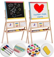 Suur kellaga magnetjoonistuslaud 105 x 67 x 38 cm цена и информация | Развивающие игрушки | kaup24.ee