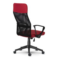 Mikrovõrguga kontoritool, punane ja must цена и информация | Офисные кресла | kaup24.ee