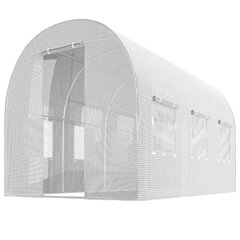 Kasvuhoone varukile, 2x3,5m (7m2), valge hind ja info | Kasvuhooned | kaup24.ee
