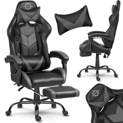 Игровое кресло Smart Gamers, черно-серое цена и информация | Офисные кресла | kaup24.ee