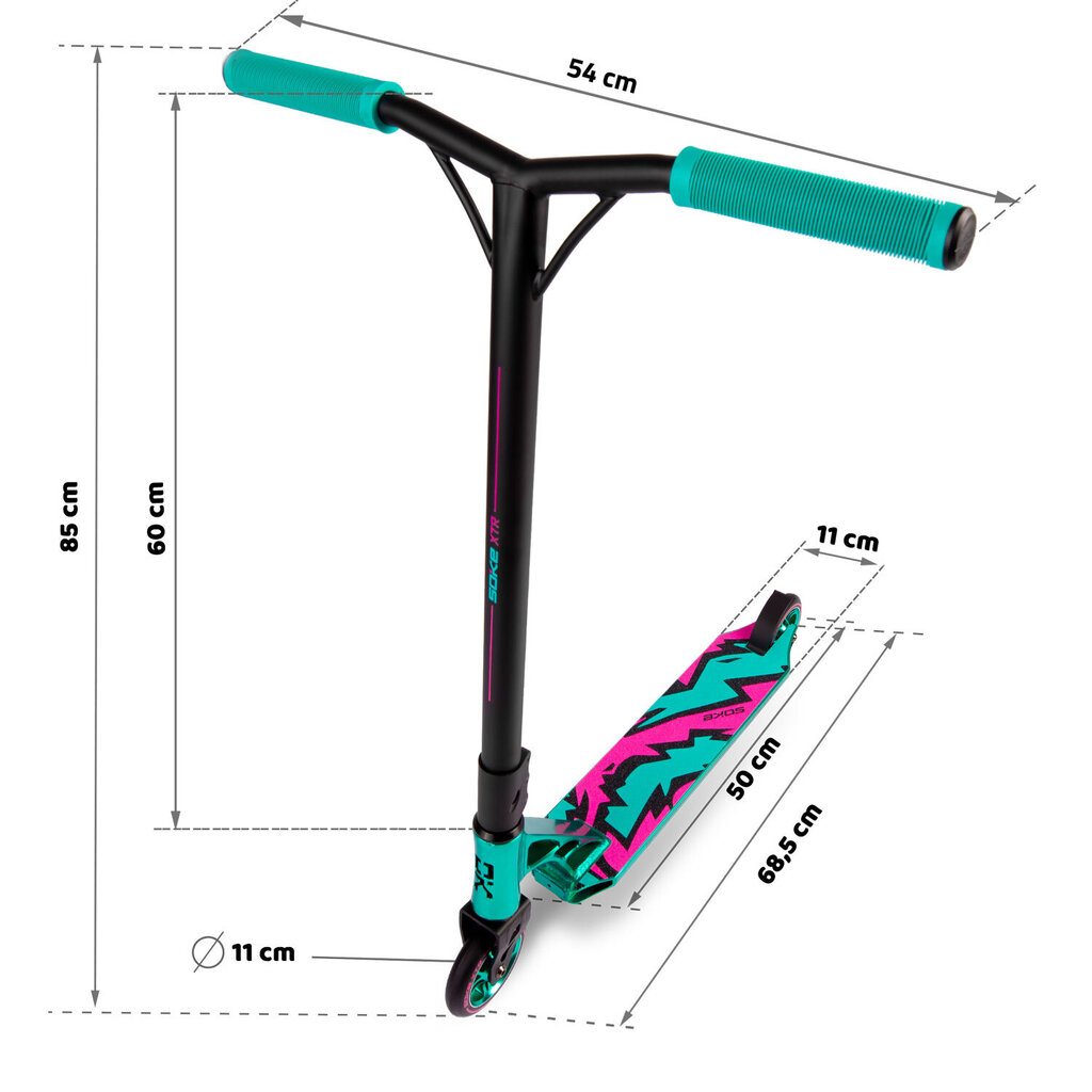 Trikitõukeratas Soke XTR, türkiissinine ja roosa hind ja info | Tõukerattad | kaup24.ee