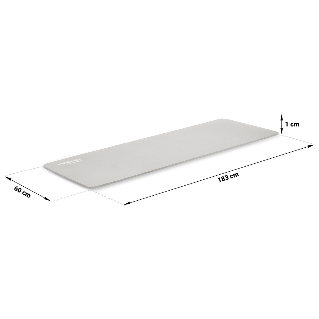 Treeningmatt, 183 x 60 cm hall hind ja info | Joogamatid | kaup24.ee