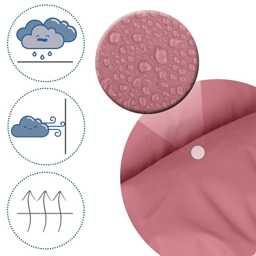 Magamiskott - vankri ümbrik, roosa hind ja info | Vankrite tarvikud | kaup24.ee