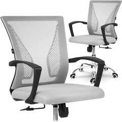 Офисный стул с микросеткой серый цена и информация | Офисные кресла | kaup24.ee