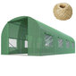 Aiatunnel - kasvuhoone, 2x4,5xH2m (9m2), roheline цена и информация | Kasvuhooned | kaup24.ee