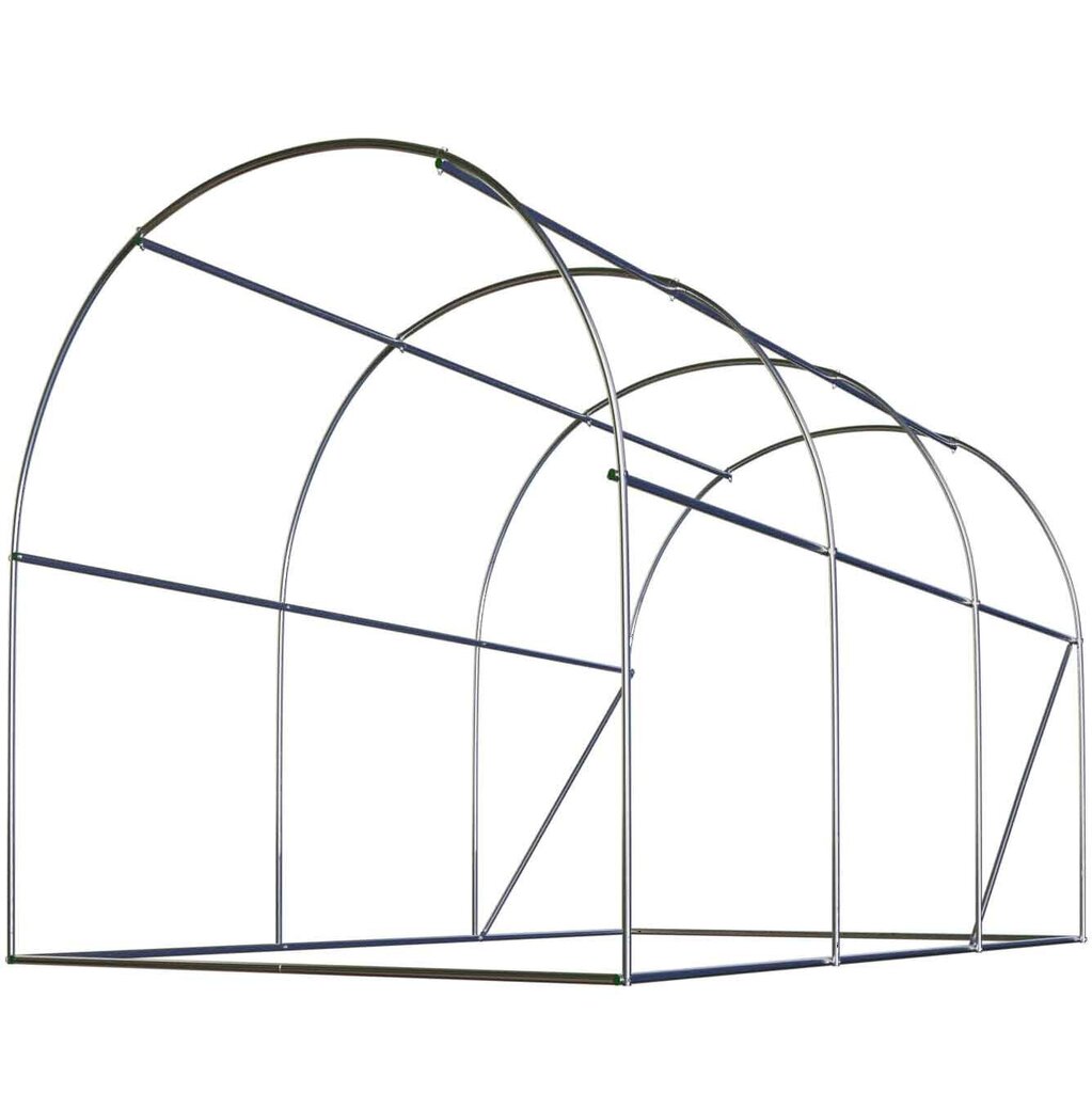 Aiatunnel - kasvuhoone, 2x3,5x (7m2), roheline hind ja info | Kasvuhooned | kaup24.ee