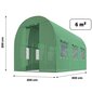 Aiatunnel - kasvuhoone, 2x3m., 6m2. hind ja info | Kasvuhooned | kaup24.ee