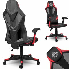Игровое кресло Smart Gamers, черный с красным цена и информация | Офисные кресла | kaup24.ee