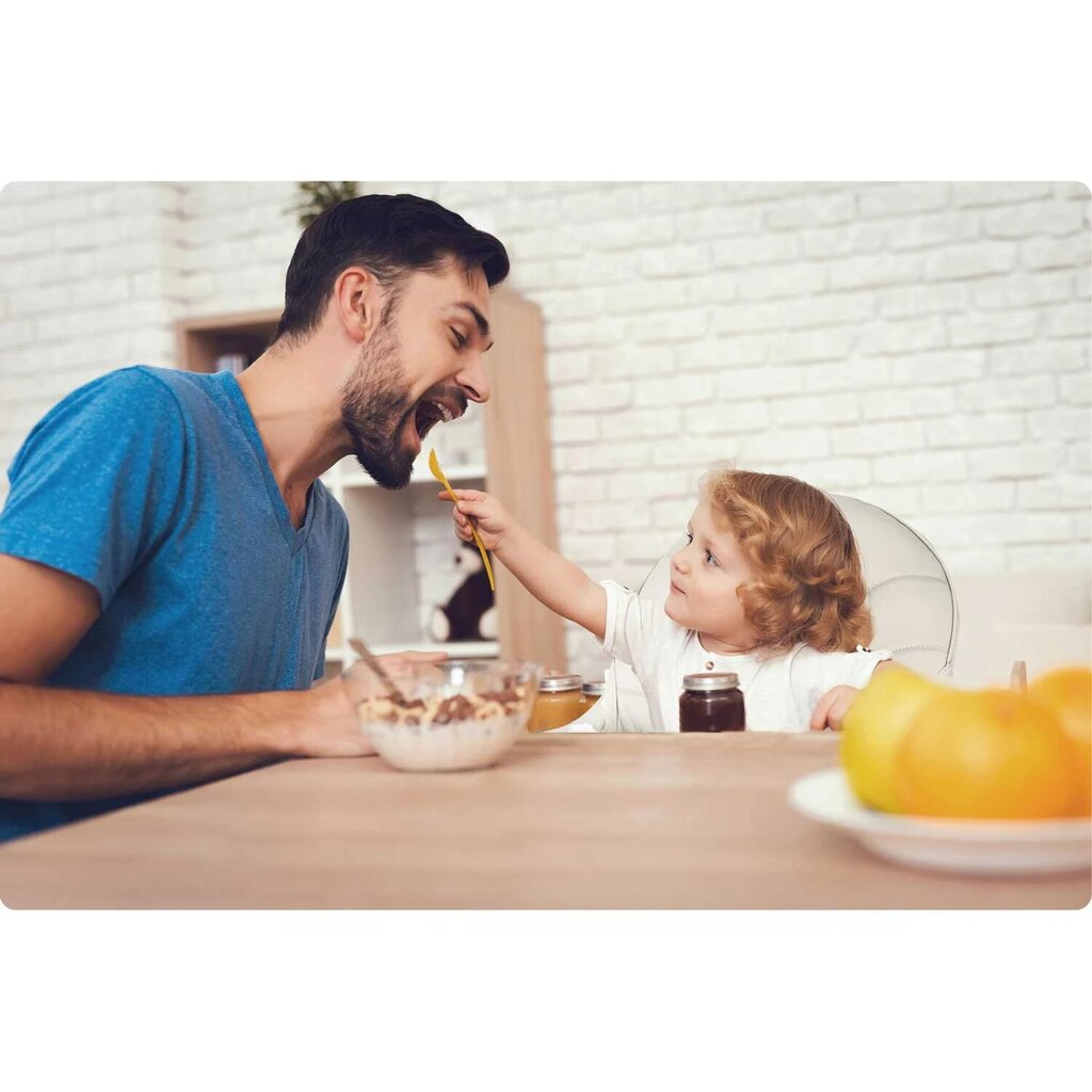 Söötmistool laua ja pudipõllega, hall hind ja info | Laste söögitoolid | kaup24.ee