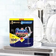 Finish tabletid nõudepesumasinale Ultimate all in one, 100 tk hind ja info | Finish Kodutarbed | kaup24.ee