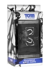 Наручники с замками Tom Of Finland, черный цвет цена и информация | БДСМ и фетиш | kaup24.ee