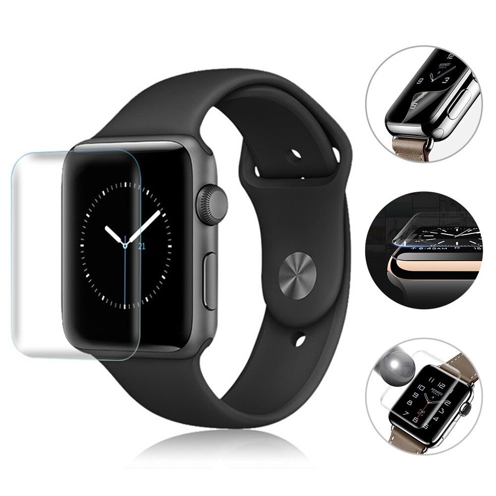 kaks HD kaitsekile käekellale "Apple Watch 7 (41mm)" цена и информация | Nutikellade ja nutivõrude tarvikud | kaup24.ee