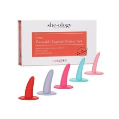 CalExotics She-ology 5-piece Wearable Vaginal Dilator Set Mitmevärviline hind ja info | Sekslelud, masturbaatorid | kaup24.ee