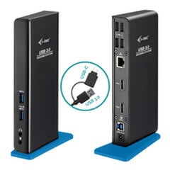 I-Tec U3DUALHDMIDOCK hind ja info | USB jagajad, adapterid | kaup24.ee
