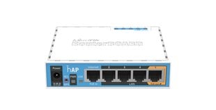Mikrotik hAP White Power over Ethernet (PoE) цена и информация | Маршрутизаторы (роутеры) | kaup24.ee