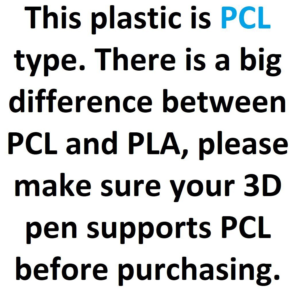 PCL plastik 3D pliiatsile, 150m, madala temperatuuriga plastmass 3D-pliiatsitele цена и информация | Nutiseadmed ja aksessuaarid | kaup24.ee