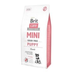 Brit Care Mini Puppy Lamb teraviljavaba koeratoit 2 kg hind ja info | Kuivtoit koertele | kaup24.ee
