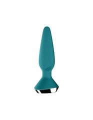 Анальная игрушка SATISFYER PLUG ILICIOUS 1 PLUG VIBRATOR - GREEN цена и информация | Анальные игрушки | kaup24.ee