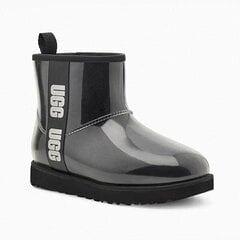 UGG naiste saapad CLASSIC CLEAR MINI, must цена и информация | Женские сапоги | kaup24.ee