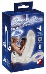 Crystal clear vibrating sleeve цена и информация | Эрекционные кольца, насадки на пенис | kaup24.ee