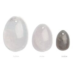 La gemmes - yoni egg rose quartz (s) цена и информация | Вагинальные шарики | kaup24.ee