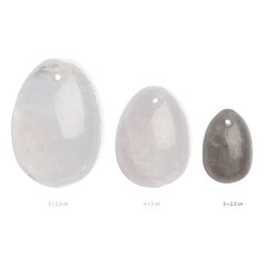 La gemmes - yoni egg rose quartz (m) цена и информация | Вагинальные шарики | kaup24.ee